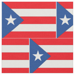 Puerto Rico Flag Fabric