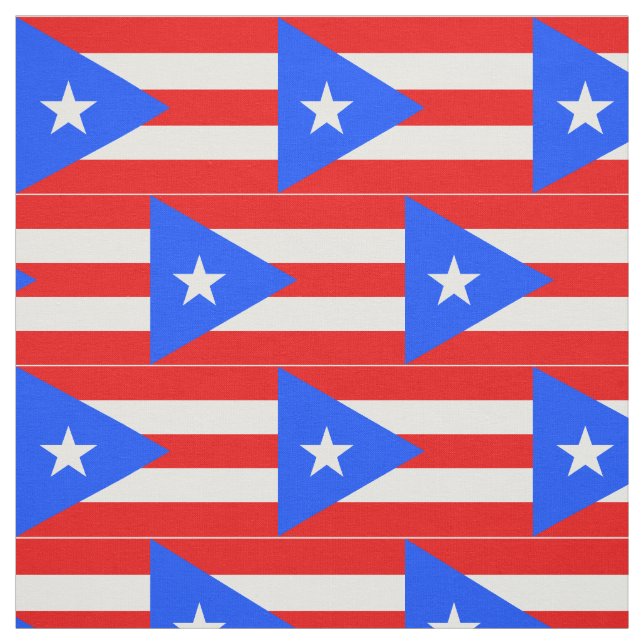 Puerto Rico Flag Fabric (Swatch)