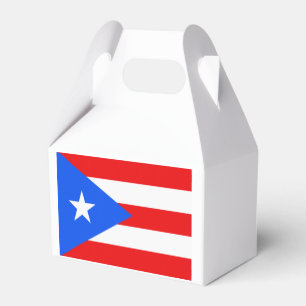 Puerto Rico Flag Favour Box