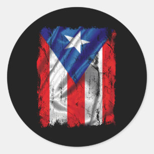 Puerto Rico Flag For And Family Classic Round Sticker