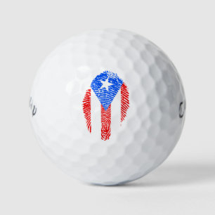 Puerto Rico Flag Golf Balls
