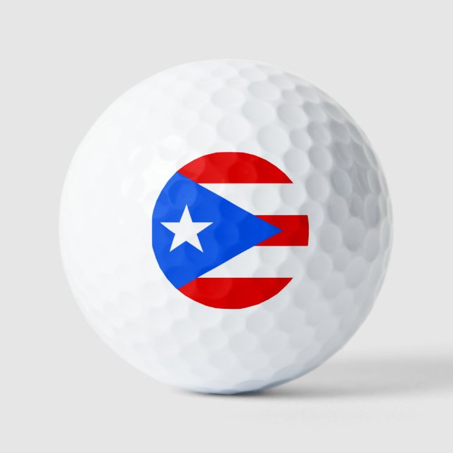 Puerto Rico flag  Golf Balls (Front)