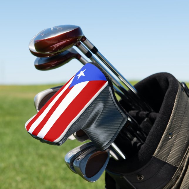 Puerto Rico flag Golf Head Cover (In Situ)