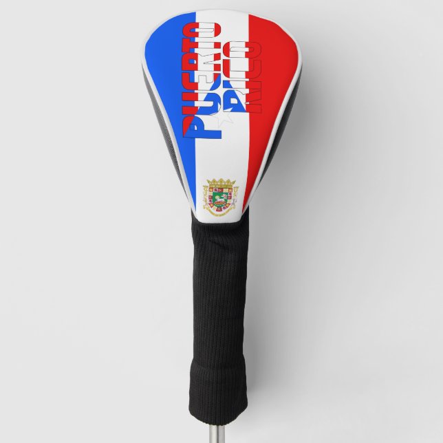 Puerto Rico Flag Gorgeous Patriotic Golf Head Cover (Front)