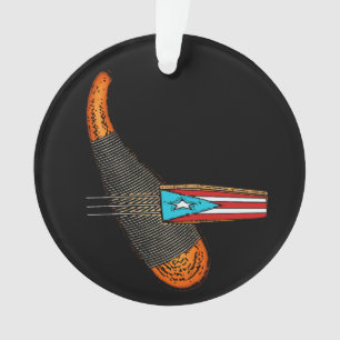 Puerto Rico Flag Guiro Ornament