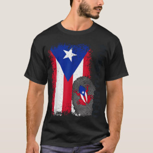 Puerto Rico Flag Hispanic Heritage Boricua Puerto  T-Shirt