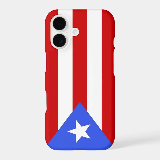 Puerto Rico flag iPhone Case (Back)