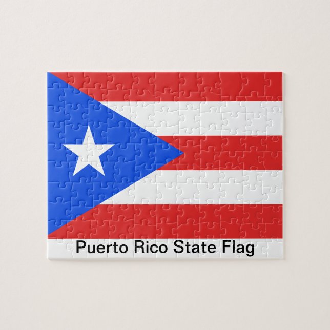 Puerto Rico Flag Jigsaw Puzzle (Horizontal)