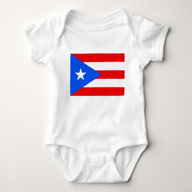 Puerto Rico flag jumpsuit for Puerto Rican baby (Front)