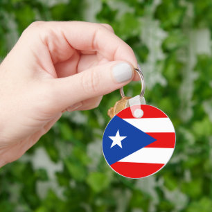 Puerto Rico flag Key Ring