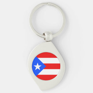 Puerto Rico Flag Key Ring