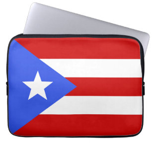 Puerto Rico flag Laptop Sleeve
