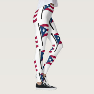 Puerto Rico Flag Leggings