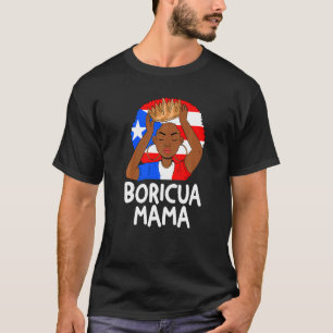 Puerto Rico Flag Mother's Day Puerto Rican Boricua T-Shirt