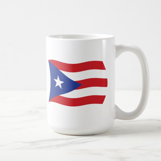 Puerto Rico Flag Mug (Right)