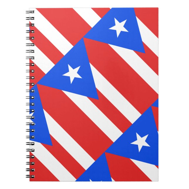 Puerto Rico Flag Notebook (Front)