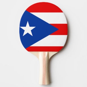 Puerto Rico flag Ping Pong Paddle