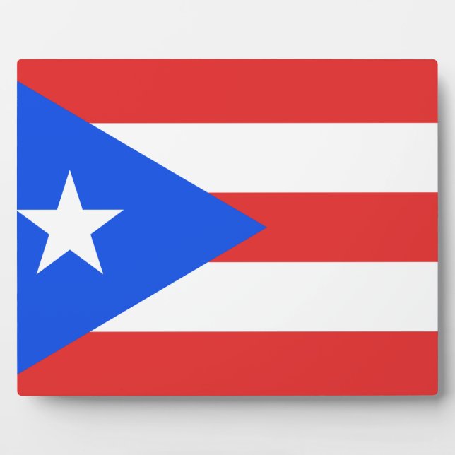 Puerto Rico Flag Plaque (Front)