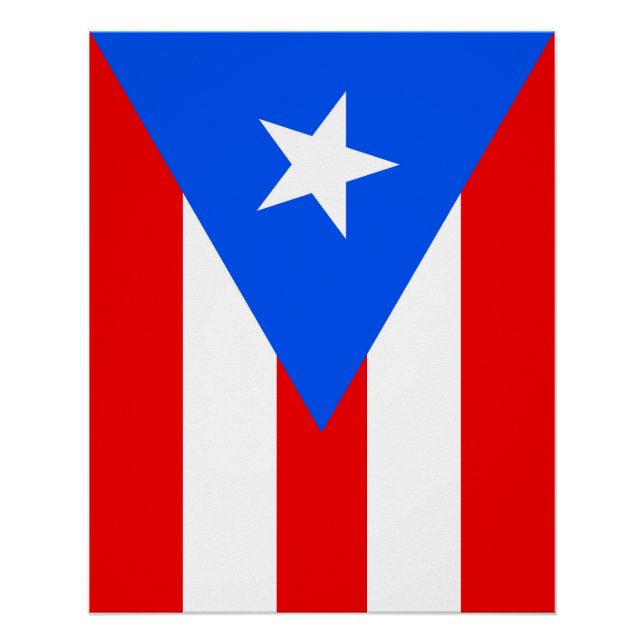 Puerto Rico flag  Poster (Front)
