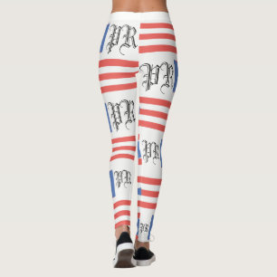 PUERTO RICO FLAG PR.LEGGINGS P.R.STRONG HAVIC ACD LEGGINGS