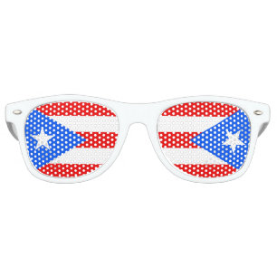 Puerto Rico Flag Retro Sunglasses