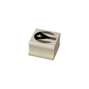 Puerto Rico flag Rubber Stamp
