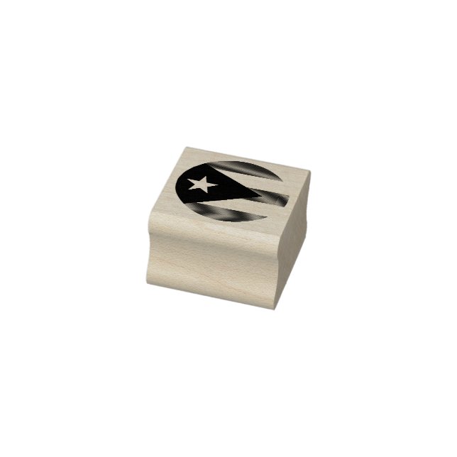 Puerto Rico flag Rubber Stamp (Stamp)