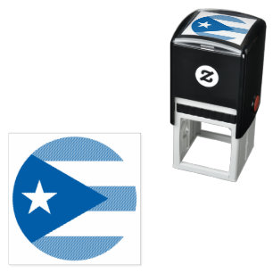 Puerto Rico flag Self-inking Stamp