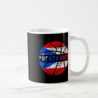 Puerto Rico Flag Sketll Puerto Rico Team Fans Love Coffee Mug