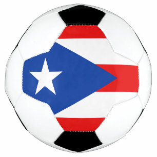 Puerto Rico flag Soccer Ball