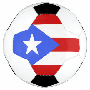 Puerto Rico flag Soccer Ball