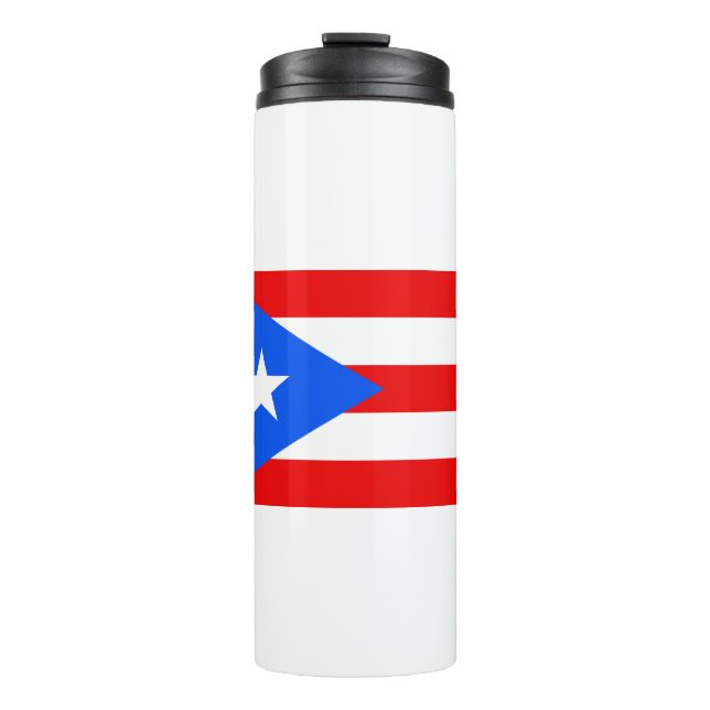 Puerto Rico Flag Thermal Tumbler (Front)
