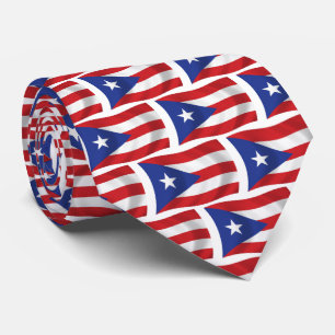 Puerto Rico Flag Tie