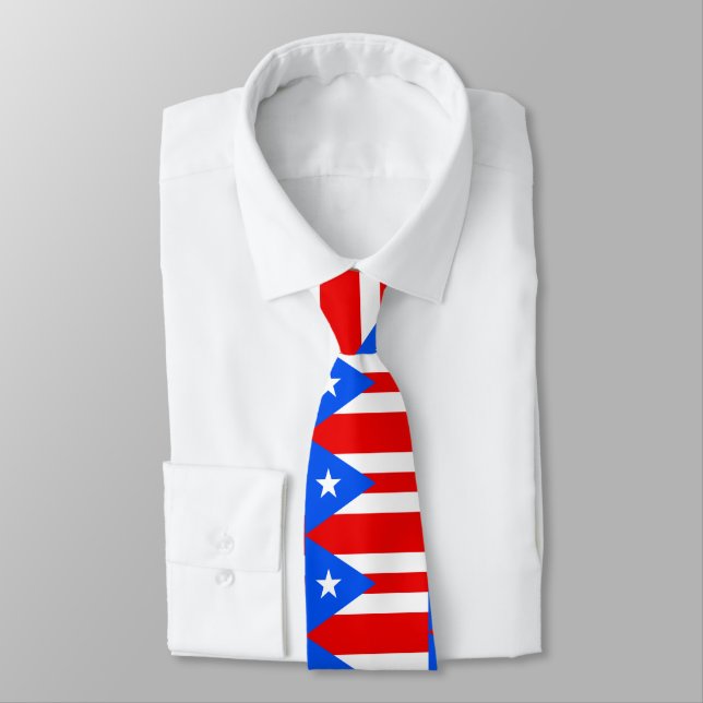 PUERTO RICO FLAG TIE (Tied)