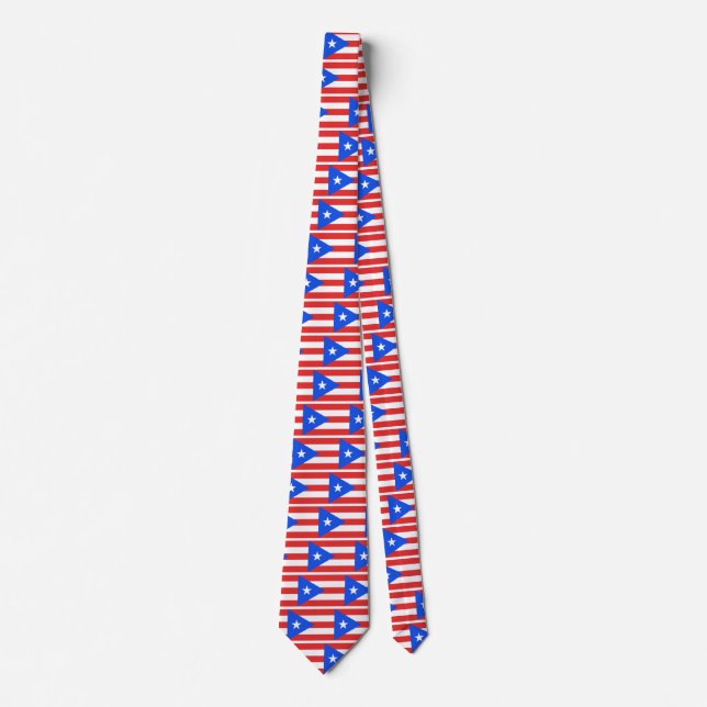 Puerto Rico Flag Tie (Front)