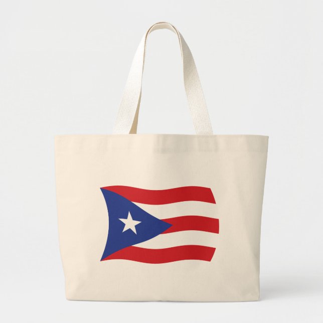 Puerto Rico Flag Tote Bag (Front)