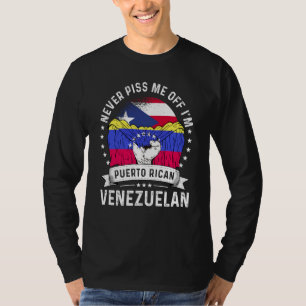 Puerto Rico Flag Venezuela Grown Humor Pride T-Shirt