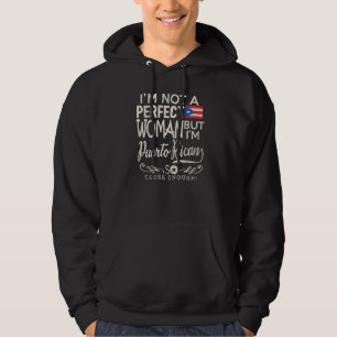 Puerto Rico Flag Woman Puerto Rican Pride Souveni Hoodie
