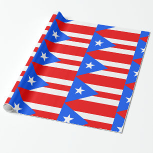 Puerto Rico flag Wrapping Paper