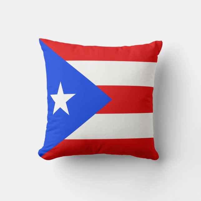 Puerto Rico Flag x Flag Pillow (Front)