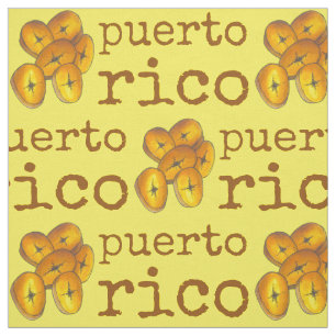 Puerto Rico Fried Plantains Tostones Food Cuisine Fabric