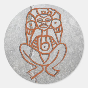 Puerto Rico - goddess Classic Round Sticker