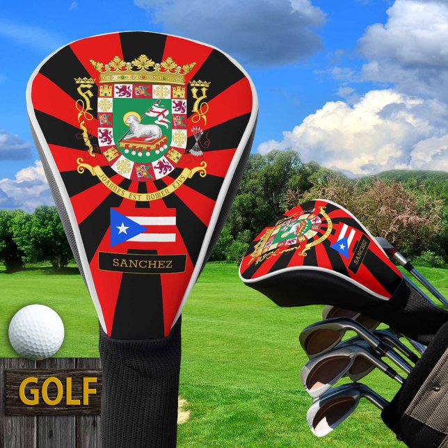 Puerto Rico Golf & Puerto Rican Flag / Patriots Head Cover (Creator Uploaded)