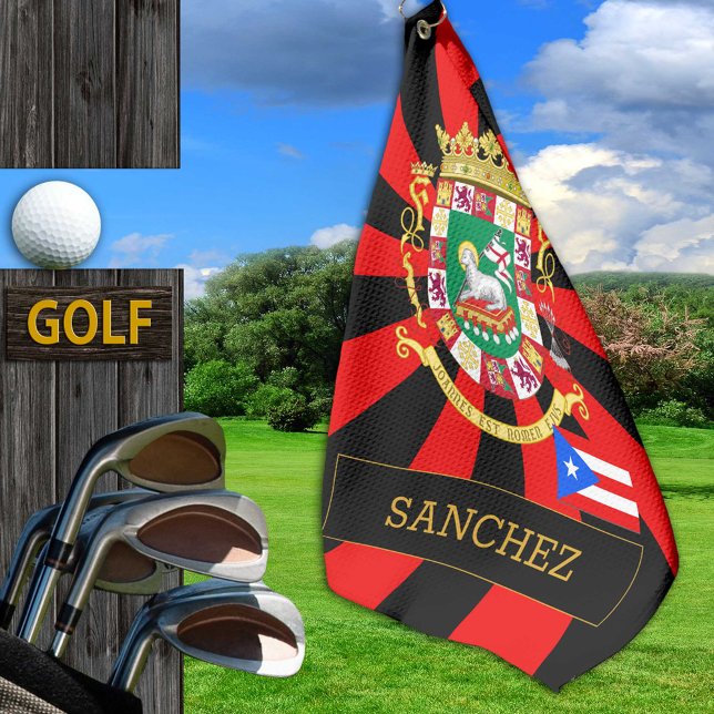 Puerto Rico Golf & Puerto Rican Flag / Patriots Towel (Creator Uploaded)
