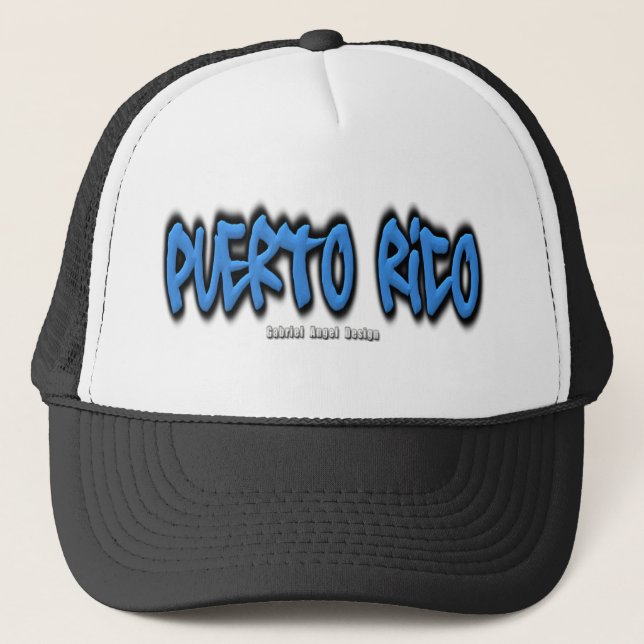Puerto Rico Graffiti Trucker Hat (Front)