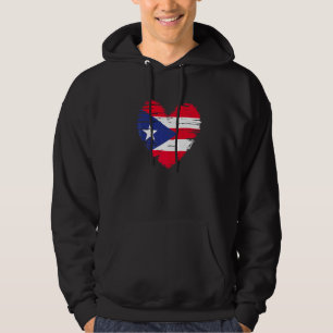 Puerto Rico Heart Puerto Rico Flag Puerto Rico Pri Hoodie