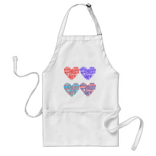 Puerto Rico Hearts Products Standard Apron