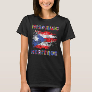 Puerto Rico Hispanic Heritage Month Idea For Men T-Shirt
