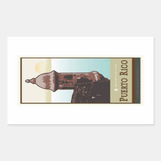 Puerto Rico I Rectangular Sticker
