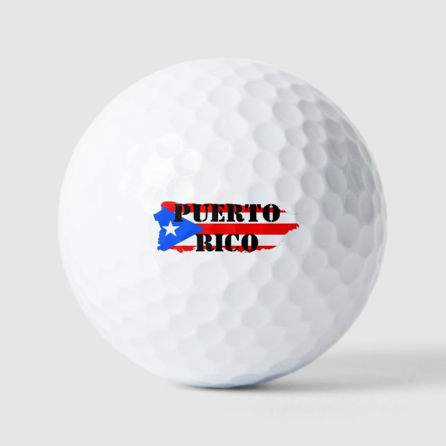 Puerto Rico Island Golf Ball  (Front)